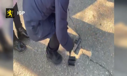 (VIDEO) Momentul reținerii tânărului care a împușcat în două minore din Holercani. Arma era la el