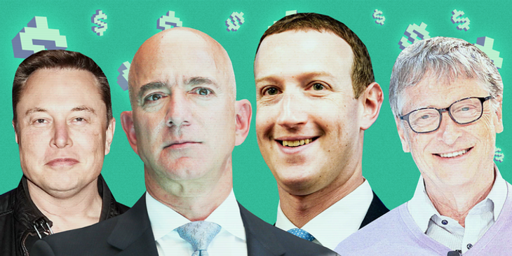 Ce sume ar plăti Jeff Bezos, Elon Musk, Bill Gates și Mark Zuckerberg pentru averile lor. Taxa bogaților din SUA