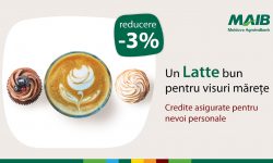 Creditul Latte de la Moldova Agroindbank devine mai accesibil, cu o dobândă mai mică