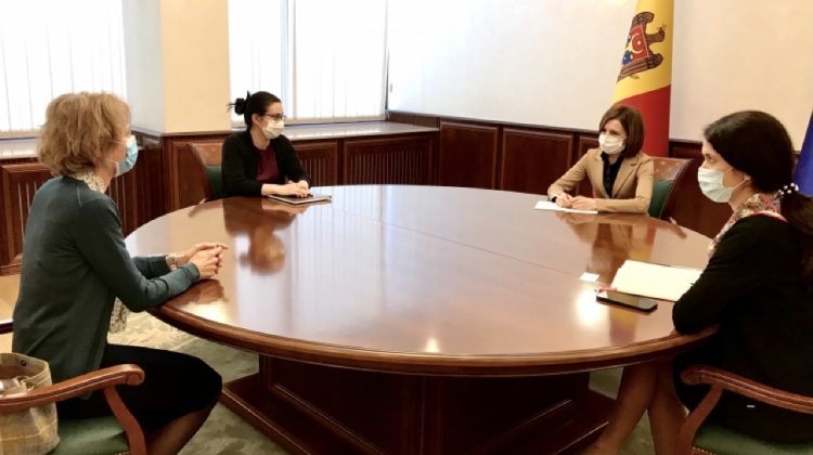 Maia Sandu și reprezentanții Elveției, în discuții privind situația sanitară din Moldova