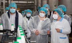 Gavrilița, în vizită la fabrica „Incomlac”, cel mai mare producător de lactate din țară. Planuri de viitor și realizări