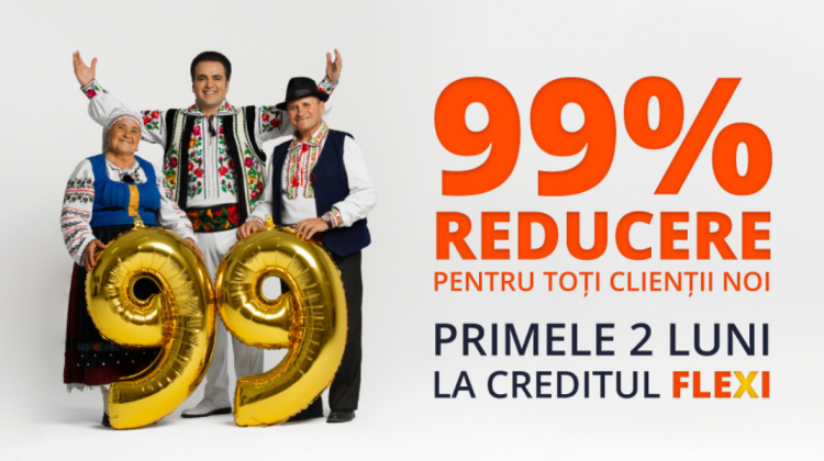 99% reducere* pentru toți clienții noi