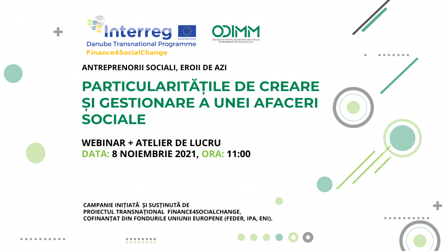 Particularitățile de creare și gestionare a afacerii sociale. Atelierul de lucru care a generat parteneriate