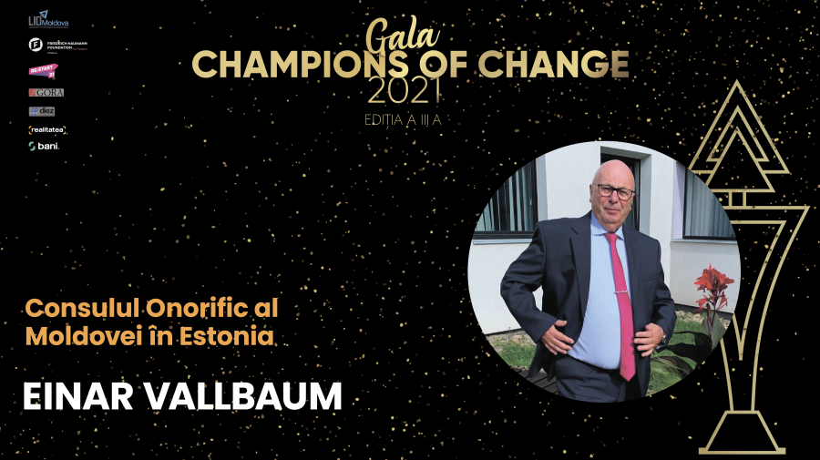 Einar Vallbaum, consulul onorific al Republicii Moldova în Estonia: „Mai puține vorbe și mai multe fapte”