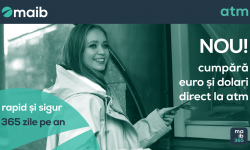 Mai nou! Cumpără valută la bancomatele maib