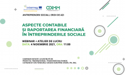 Întreprinderile sociale: Aspecte contabile și raportarea financiară. Webinar desfășurat de ODIMM