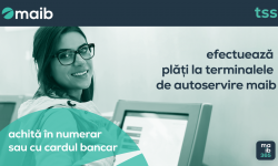 Plătește cu cardul la terminalele de autoservire maib