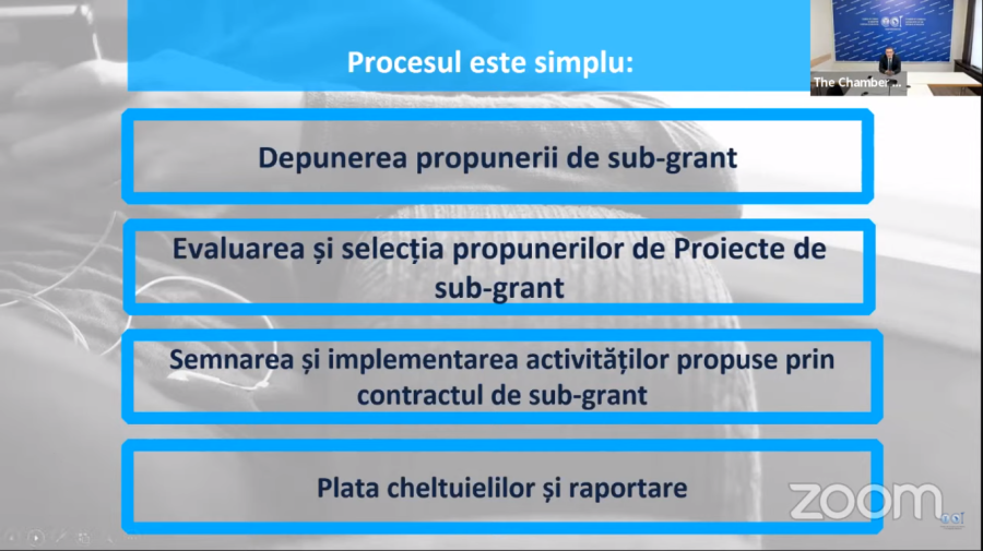 CCI a RM a lansat un nou proiect. Vor fi oferite granturi de promovare pentru aproximativ 20 de consorții