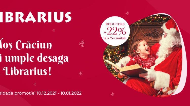 Anul acesta Moș Crăciun își umple desaga la Librarius!