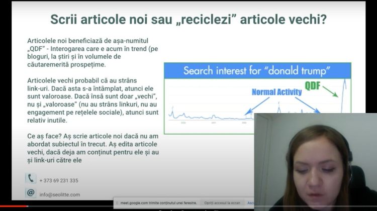 SFATURI cum să-ți optimizezi site-ul, de la Alina Hasnaș, SEOLITTE.COM. În curând lansează un curs de SEO și promovare