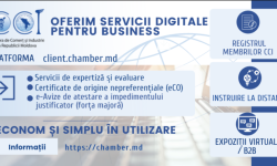 În 2021, CCI a RM a lansat mai multe servicii digitale pentru business. Cine le poate folosi și care sunt avantajele