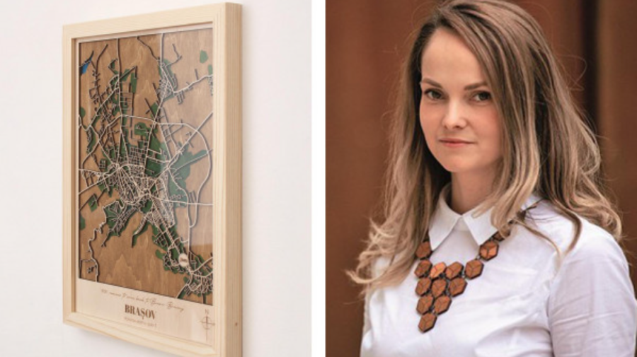 Bunicul ei e „tatăl leului moldovenesc”, iar ea îmblânzitoarea lemnului la Brașov. A investit 40.000 de EURO în afacere