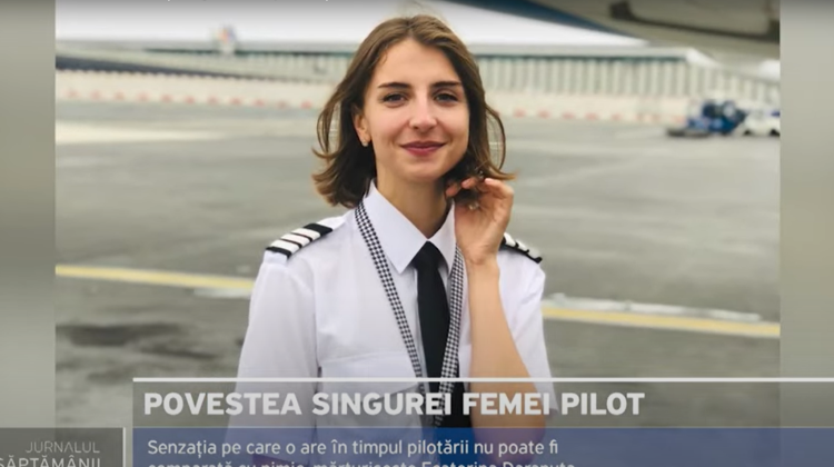 VIDEO//Singura femeie din Republica Moldova care conduce lumea pe deasupra norilor