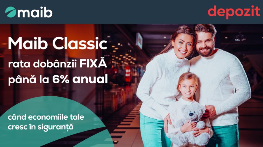 Crește-ți economiile în siguranță cu noul depozit Maib Classic