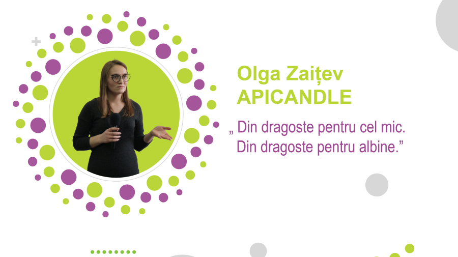 (FOTO) De la farmacistă la apicultoare. Istoria de succes a SRL APICANDLE lansată de antreprenoarea Olga Zaițev