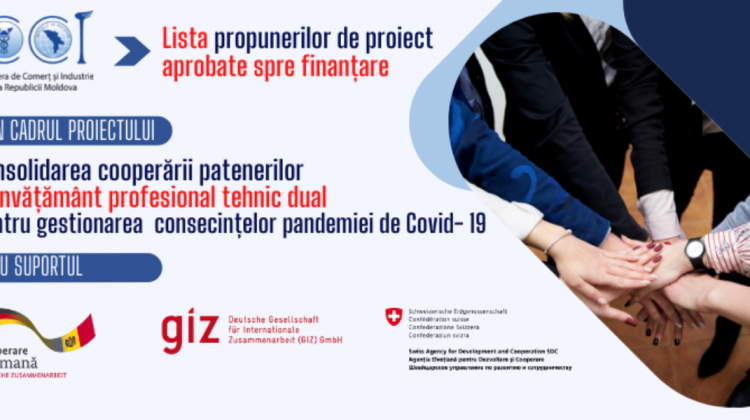 CCI a RM anunță învingătorii! Lista propunerilor aprobate spre finanțare în cadrul unui proiect