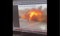 (VIDEO) Momentul în care clădirea Consiliului Local din Harkov este distrusă de o rachetă