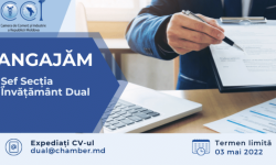 Camera de Comerț și Industrie a Republicii Moldova este în căutarea unui nou coleg