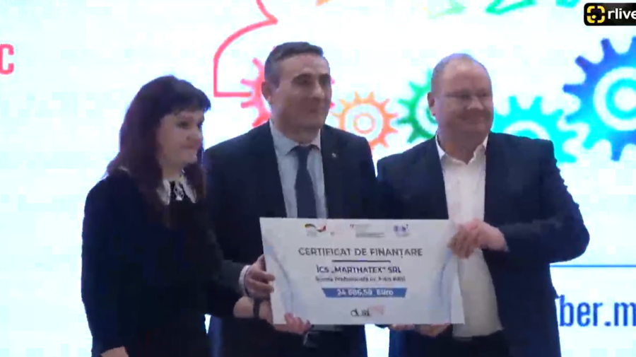 (VIDEO) Înveți, muncești, câștigi! CCI a RM a premiat 22 de parteneriate din învățământul dual