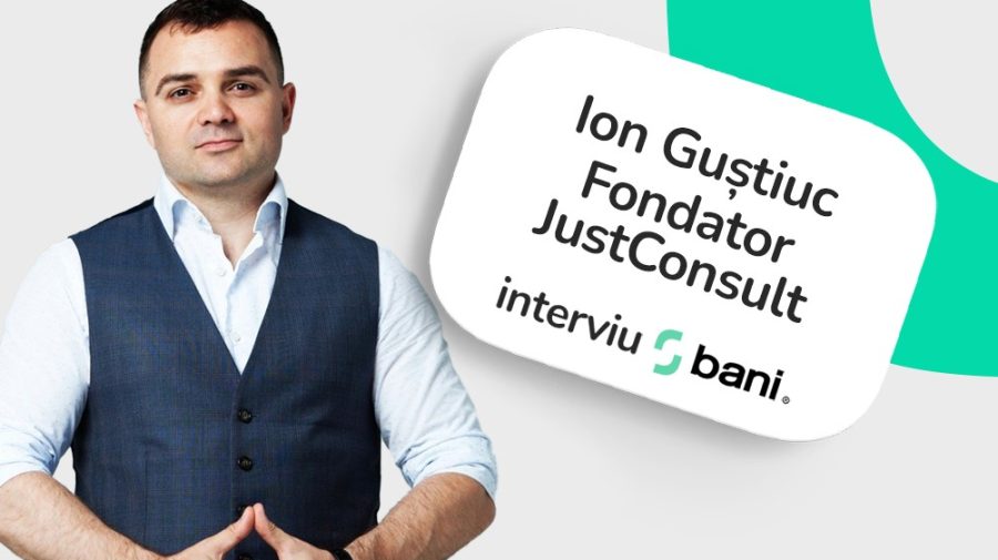 (VIDEO) 10 LEI// Ion Guștiuc, JustConsult: De la împărțit pliante la dividende de un milion de lei. Cheia succesului