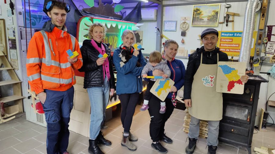 Actrița Katja Riemann se află în Republica Moldova. Împreună cu întreprinderea socială EduJoc va ajuta refugiații