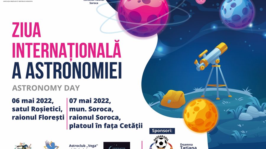Eveniment unic în Moldova! În satul Roșietici și municipiul Soroca va fi organizată Ziua Internațională a Astronomiei
