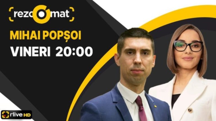 Vicepreședintele Parlamentului, Mihai Popșoi – invitatul emisiunii Rezoomat!