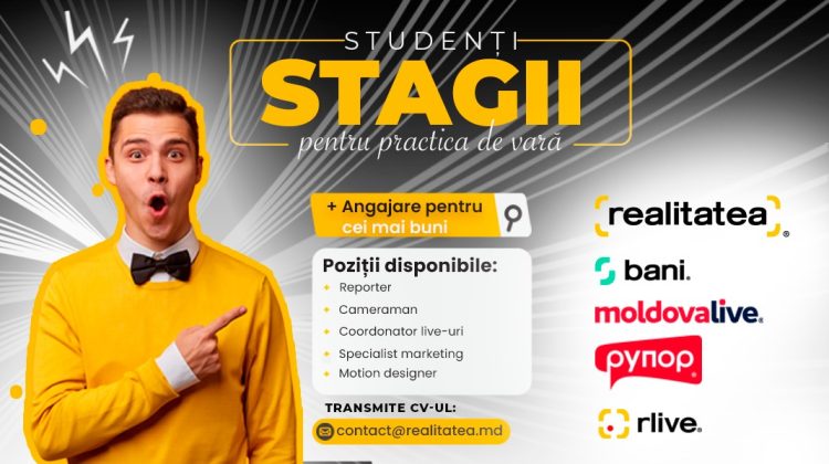 Grupul de presă Realitatea lansează stagii de vară pentru studenți și absolvenți