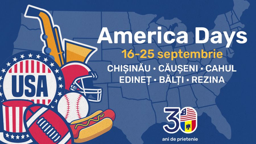 Banca Națională a Moldovei participă la Zilele Americii. Cum poți să câștigi seturi de monetărie
