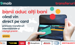 Maib lansează campania „Banii aduc alți bani când vin direct pe card”. Primește transferuri internaționale și câștigă