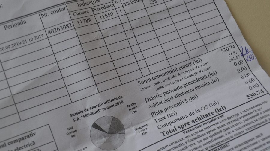 (VIDEO) Bălțenii au primit facturile la lumină cu noile tarife. Sumele sunt duble