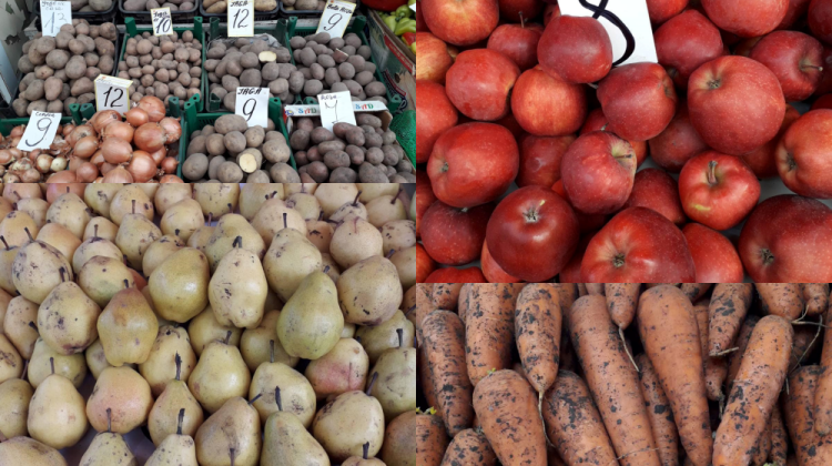 (FOTO) Ce găsim astăzi la Piața Centrală? Câți bani trebuie să scoți din buzunar pentru a umple frigiderul