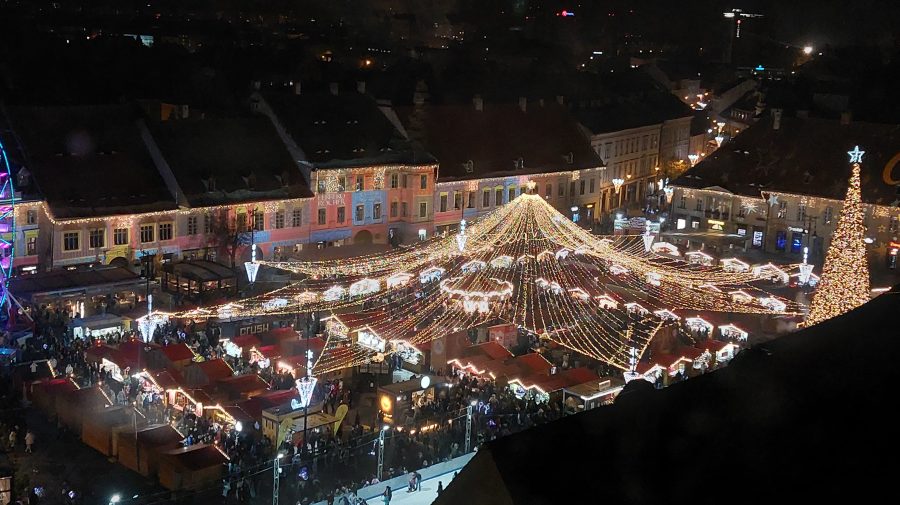 (FOTO) Târgurile de Crăciun din Europa te așteaptă! Cum arată centrul Sibiului în straie de sărbătoare