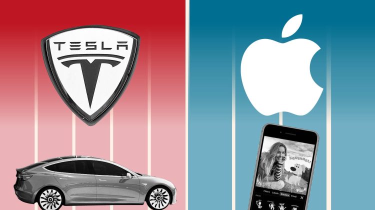 Acțiunile Apple și Tesla scad pe fondul problemelor de aprovizionare
