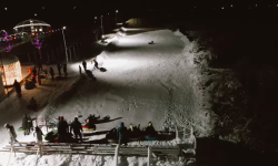 (VIDEO) Să ne bucurăm de iarnă! La Cahul a fost inaugurată o pârtie cu zăpadă