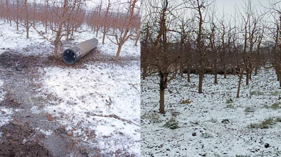 ULTIMĂ ORĂ! La Briceni a fost descoperită o rachetă. Ce spune MAI