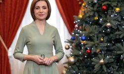 Maia Sandu vrea să țină Moldova „de partea luminoasă a lumii”. De Crăciun, cu gândul la război