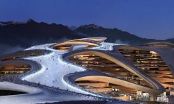 FOTO Opulența arabilor! Vor să construiască o stațiune de schi în mijlocul deșertului de 500 miliarde de dolari