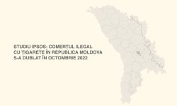 Studiu IPSOS: Comerțul ilegal cu țigarete în Republica Moldova s-a dublat în octombrie 2022