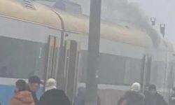 Locomotivă în flăcări! Trenul lui Șalaru s-a aprins din mers
