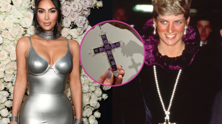 Kim Kardashian a cumpărat la licitație un crucifix purtat de prințesa Diana. Cât a plătit