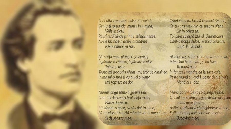 Luna lui Eminescu: „LA BUCOVINA”