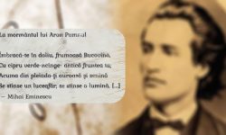 Luna lui Eminescu: „LA MORMÎNTUL LUI ARON PUMNUL”