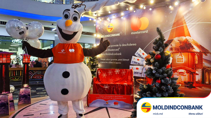Moldindconbank și Mastercard te invită la extragerea excursiei în Laponia și a altor premii de poveste