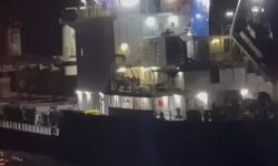 VIDEO O navă ucraineană plină cu mazăre a eșuat în Bosfor