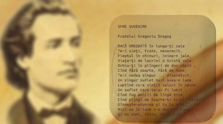 Luna lui Eminescu: „SPRE SUVENIRE”