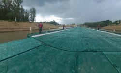 A fost dat în exploatare podul de pontoane de la Leova-Bumbăta! Cine îl va putea traversa