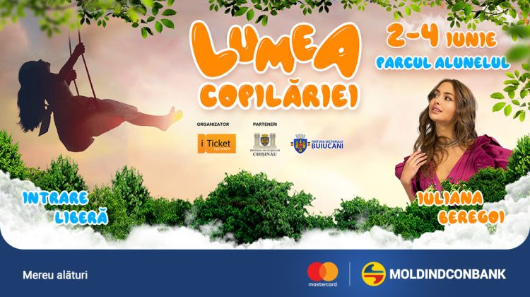 Distrează-te la festivalul „Lumea Copilăriei” împreună cu Moldindconbank și Mastercard