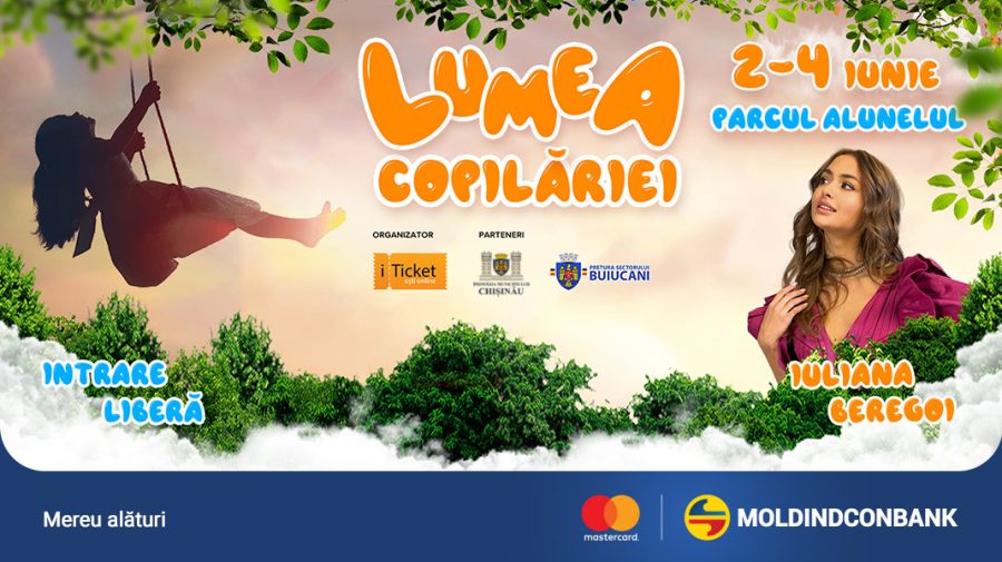 Distrează-te la festivalul „Lumea Copilăriei” împreună cu Moldindconbank și Mastercard