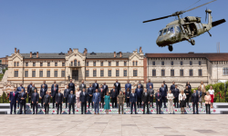 Summit-ul CPE: Primarul de Bulboaca spune că stadionul local, pentru o zi, s-a transformat în pistă pentru elicoptere